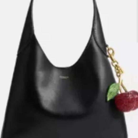 Coach Large Crystal Cherry 🍒 Bag Charm - Picture 2 of 2